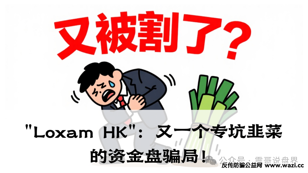 带你扒皮＂Loxam HK＂：实际上就是个典型的庞氏骗局。