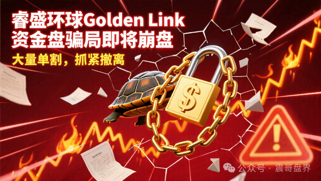 【睿盛环球Golden Link】资金盘骗局即将崩盘，大量单割，抓紧撤离！