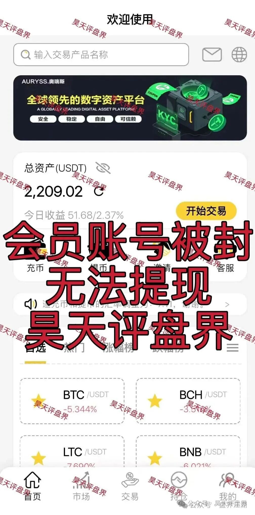 奥瑞斯交易所(智言团队)合约跟单类资金盘骗局,老卓改名老陆又来割韭菜了