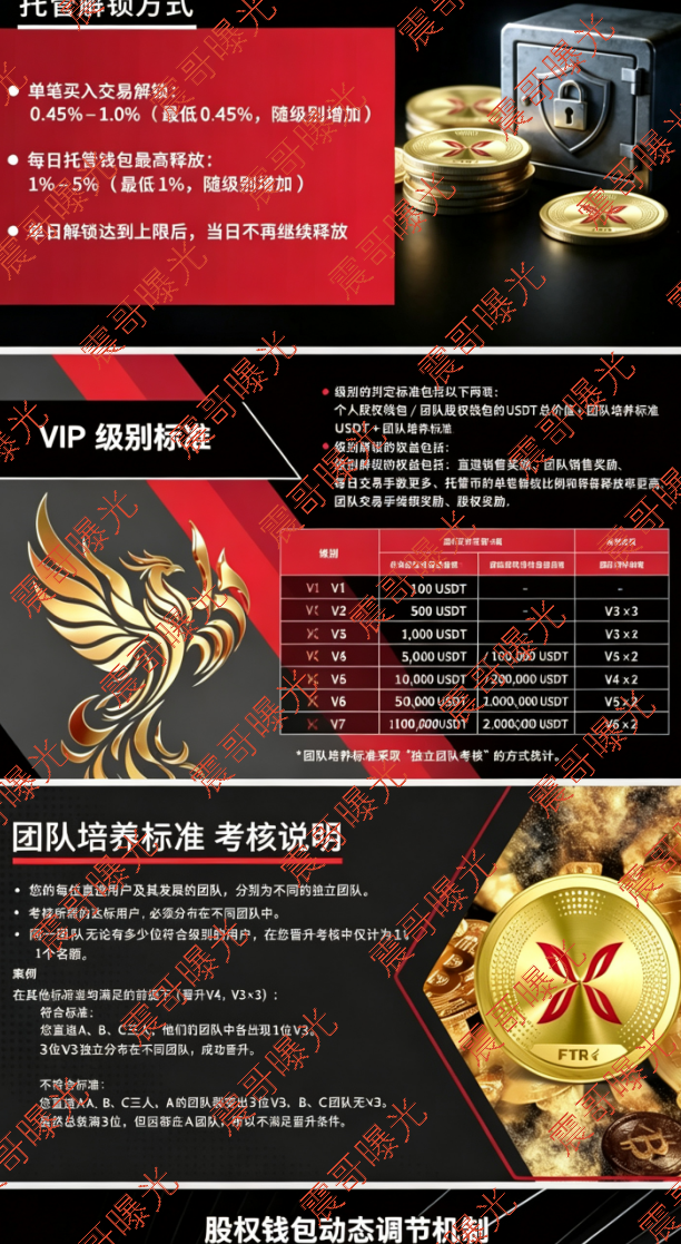 【羽翎交易所】资金盘骗局,FTR一天涨2美分?远离境外园区杀猪盘!